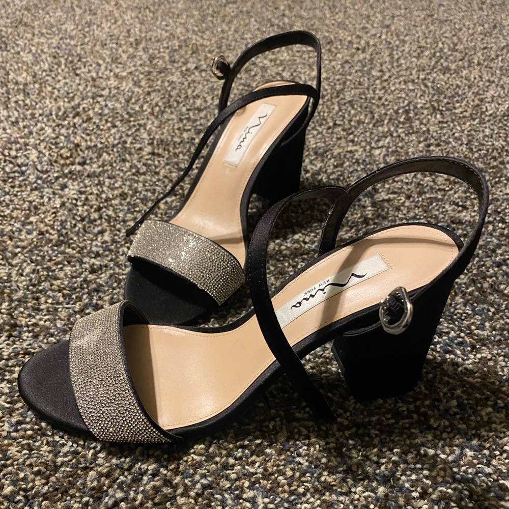 Nina Women’s Heels, Size 7.5, 3” Heels, Worn Once!